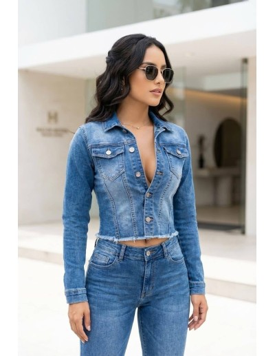 Chaqueta de Jean Pitbull CH7441 - ModaColombia 2