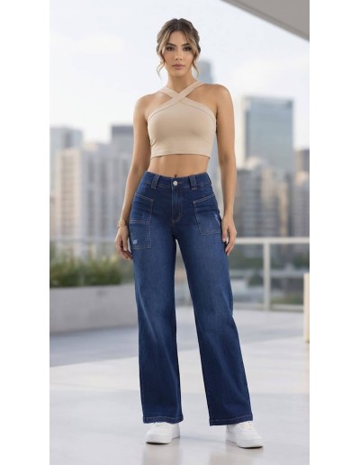 Pantalón Pitbull Bota Campana PC7714 | Realce Colombiano 2