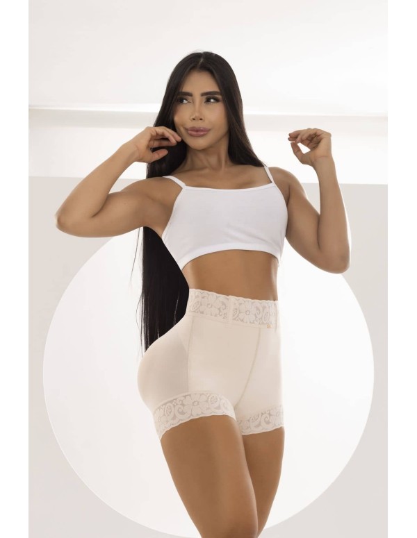 Faja Pitbull FPI-862 | Reducción de Cintura, Moldeo Invisible y Encaje Delicado