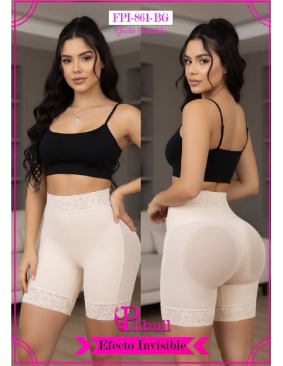 Faja Pitbull Invisible FPI-861-BG | Comodidad y Realce Natural