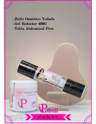 PACK3 - Tabla Abdominal + Gel 400g + Rollo Osmotico