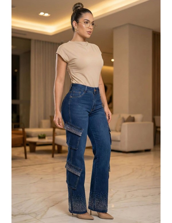 Pantalón Colombiano Push Up Pitbull PC-7720 | Realce Perfecto