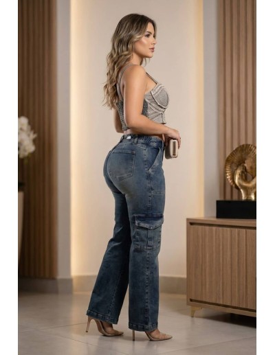 Pantalón Colombiano Push Up Pitbull PC7739 | Realce Natural 2
