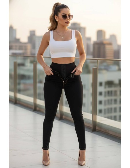 Jeans Levantacola Con Faja - PTF7746