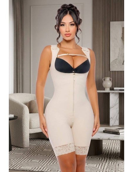 Faja Colombiana Pitbull FPI 7090 Efecto Invisible Cremallera | Pitbull