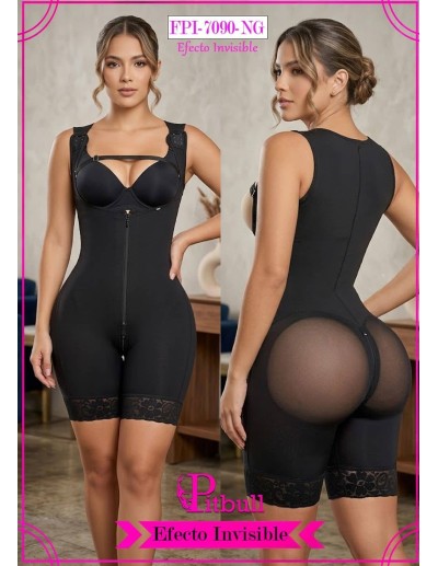 Faja Colombiana Pitbull FPI 7090 Efecto Invisible Cremallera | Pitbull 2