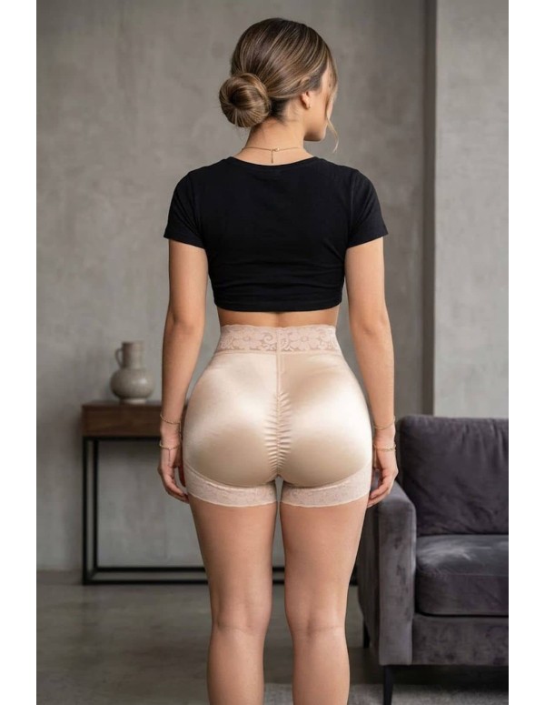 Faja Short Pitbull Satin Sculpt FPA-871 | Ultra Lift Premium