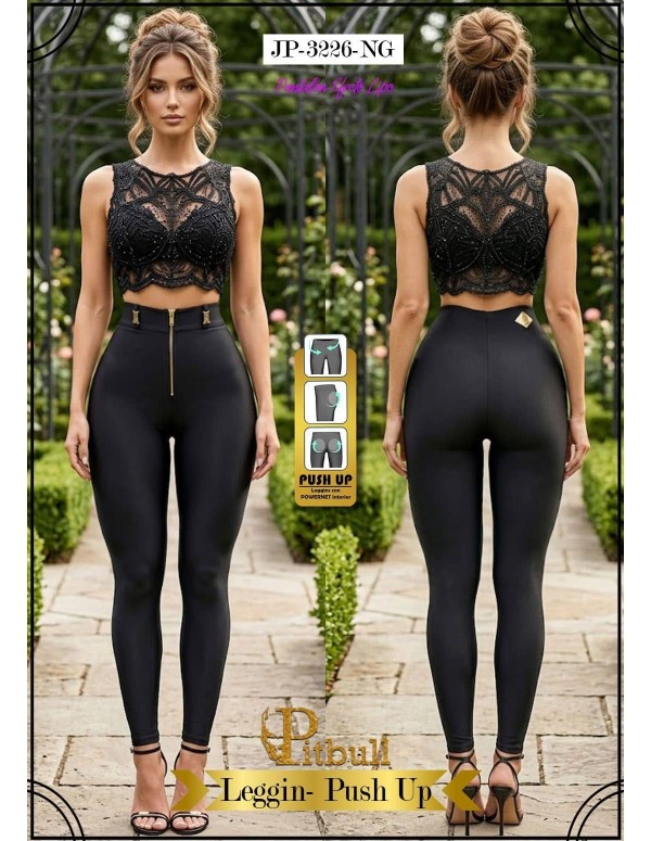 Leggin Reductor Lipo 360 Luxury Pitbull JP-3226-NG | Efecto Push Up