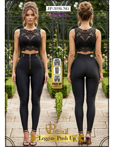 Leggin Reductor Lipo 360 Luxury Pitbull JP-3226-NG | Efecto Push Up