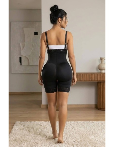Faja Pitbull FP-825 con Látex en Abdomen | Moldeo Firme y Realce Natural
