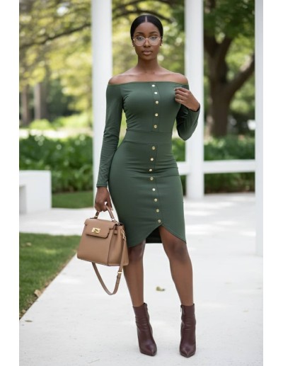 Vestido Falda Recogida - VR2322 2