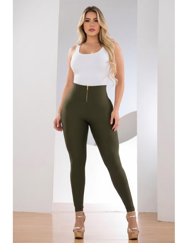 Leggin Efecto Lipo Colombiano Pitbull LEC3161 | Push Up | Cintura Alta