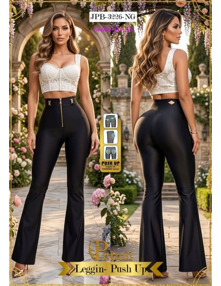 Leggin Push Up Pitbull JPB3226 | Efecto Lipo | Realce De Glúteos