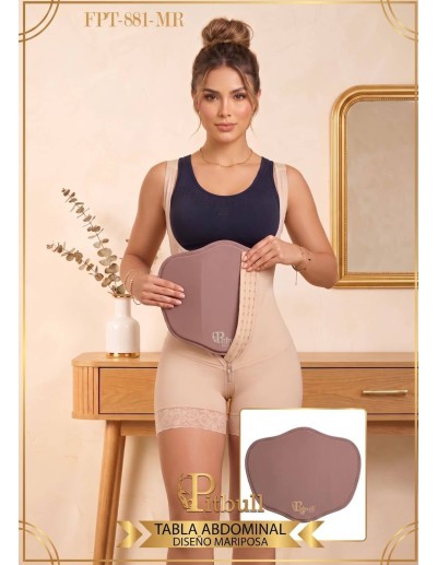 Tabla Abdominal Mariposa Pitbull FPT881 | Fajas Colombianas | Moldeo