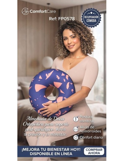 Cojín Postoperatorio Pitbull FP0578 con Relleno de Perlas