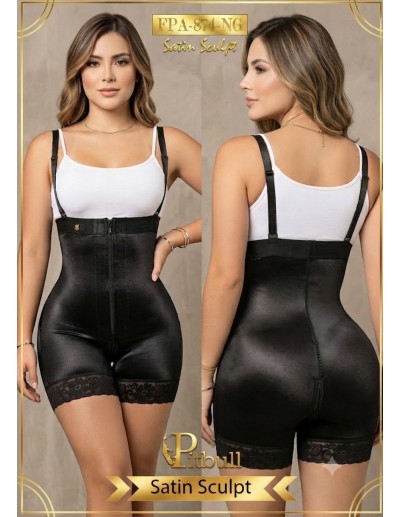 Faja Pitbull Satin Sculpt FPA874 - Control con Encaje de Lujo 2