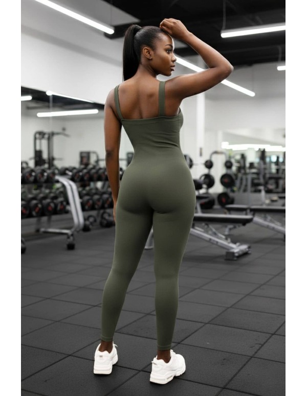 Enterizo Deportivo Pitbull DCE1006  Tela Seamless para Máximo Confort