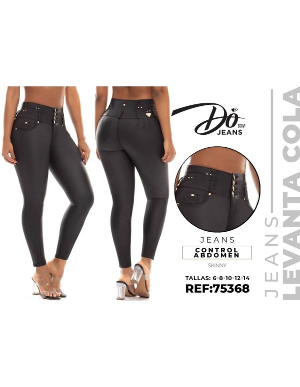 pantalon colombiano do jeans negro pd75368