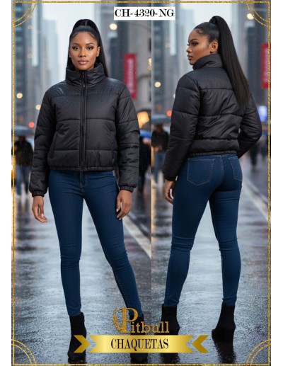 Chaqueta Pitbull Negra Mujer | Elegancia y Comodidad