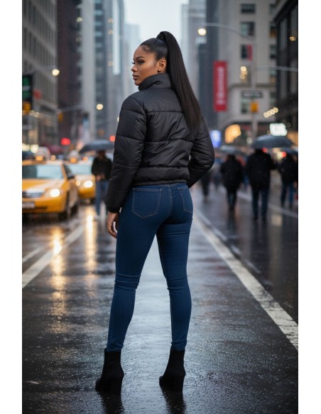 Chaqueta Pitbull Negra Mujer | Elegancia y Comodidad