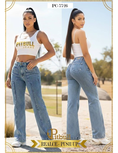 Pantalón Colombiano Pitbull PC7726 | Moda Latina | Realce y Comodidad