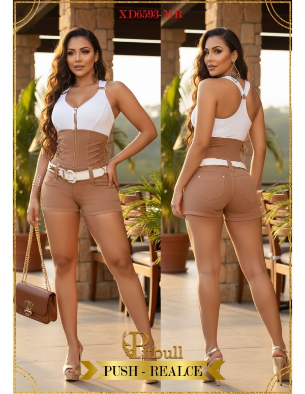 Enterizo Short con Blusa Pitbull XD6593