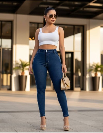 Pantalon Tiro Alto - PB7019 2