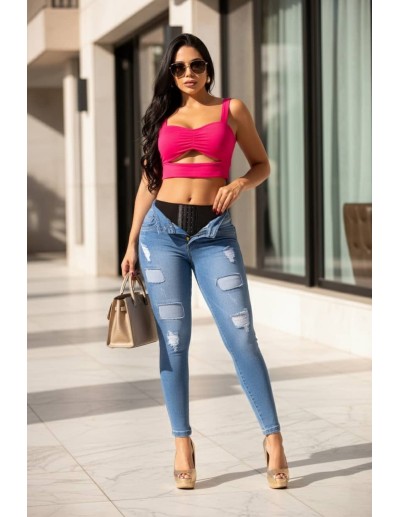 Pantalon con Faja Pitbull - PTF7386 2