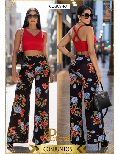 Conjunto Elegante Lycra Pitbull - CL308