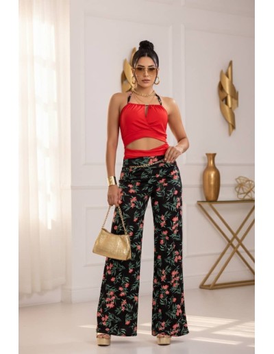 Conjunto Pitbull CL300 | Diseño Floral con Realce y Estilo Colombiano 2
