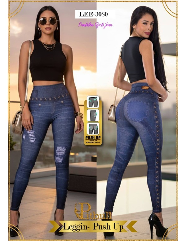 Leggins Reductor Efecto Jean - LEE3080