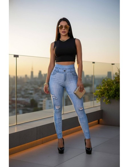 Leggins Reductor Efecto Jean - LEE3081