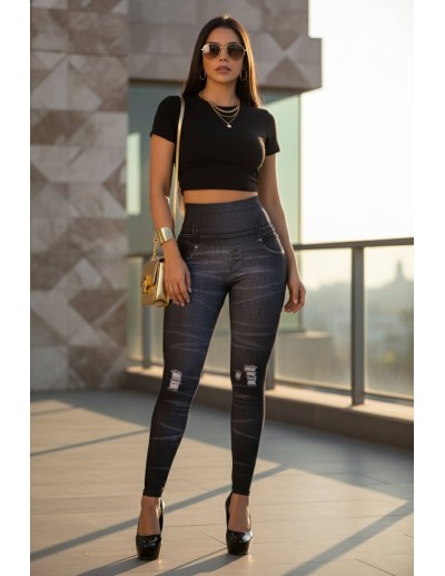 Leggins Reductor Efecto Jean - LEE3082 2