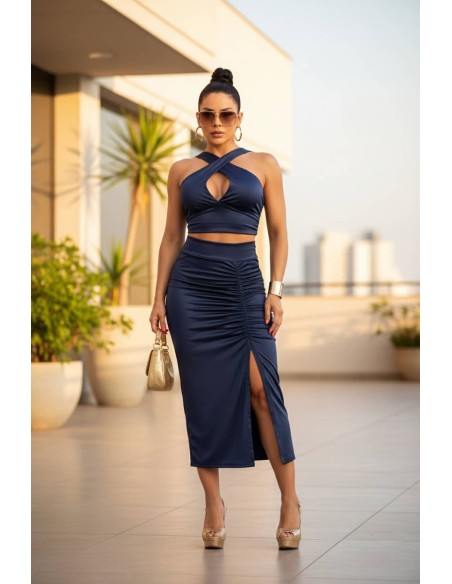Conjunto Mujer sin Mangas en Lycra Pitbull - CT279
