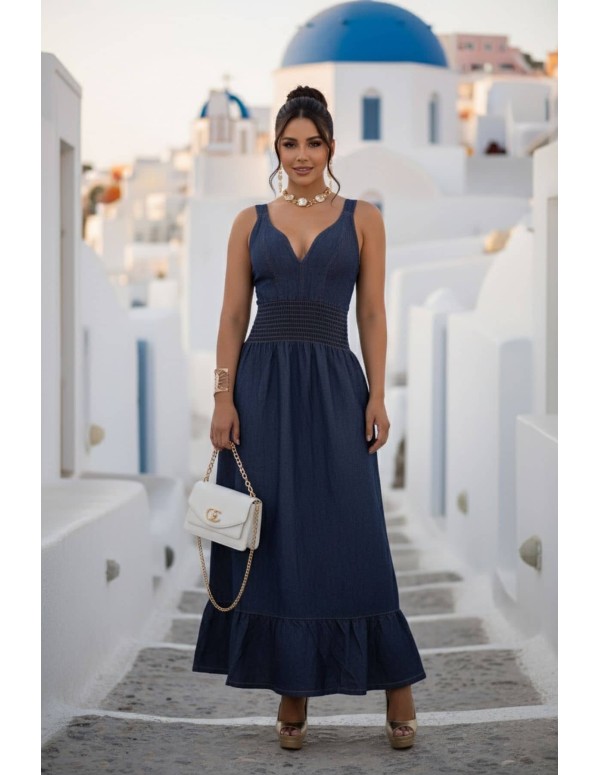 Vestido Vaquero Largo Pitbull - VI7530