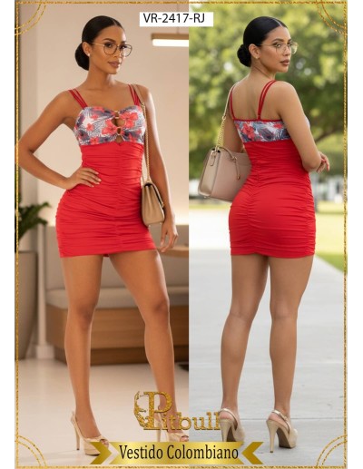 Vestido Falda Recogida - VR2417