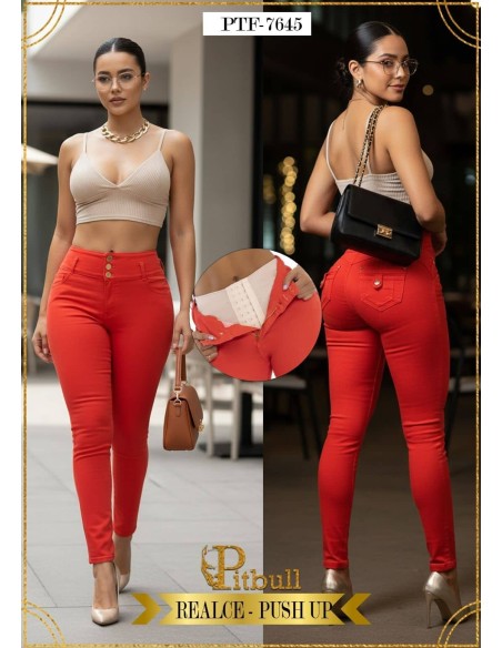 Pantalon con Faja en Cintura Pitbull PTF7645