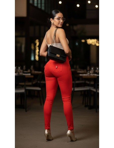 Pantalon con Faja en Cintura Pitbull PTF7645