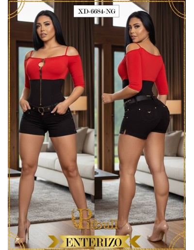 Enterizo Short con Blusa Pitbull XD6684