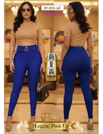 Leggin Efecto Lipo Pitbull | Realce Push Up | Control de Abdomen | Moda Colombiana