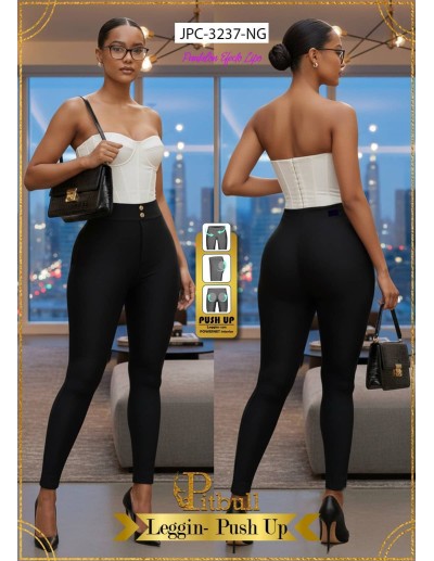 Leggin Efecto Lipo Colombiano Pitbull JPC3237 | Realce y Control Total