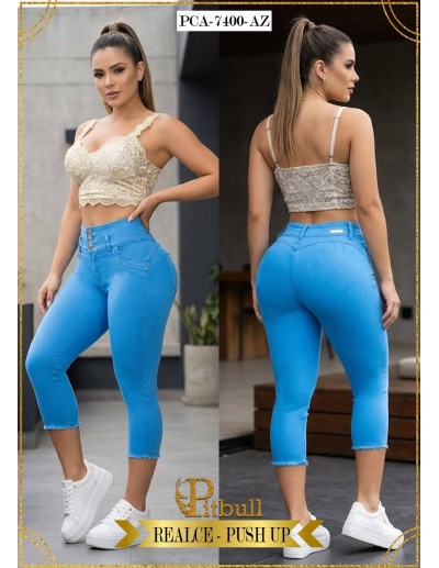 Pantalon Capri Push Up Pitbull - PCA7400