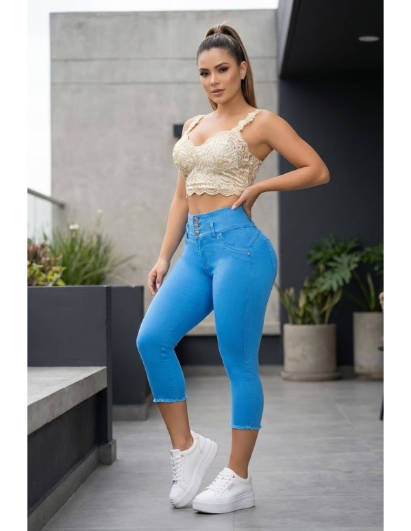 Pantalon Capri Push Up Pitbull - PCA7400