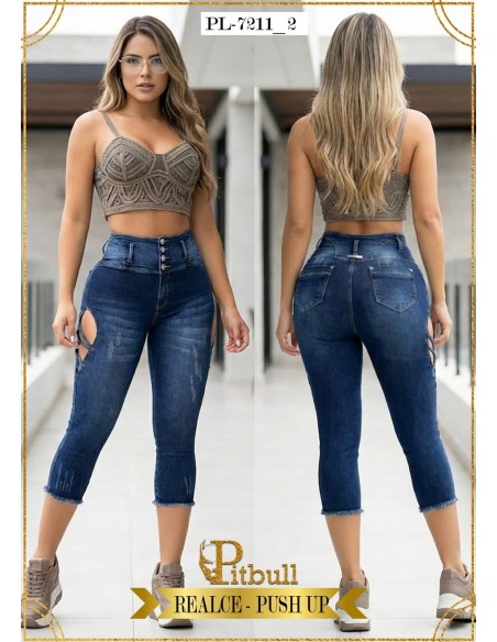 Pantalon Colombiano Tiro Alto - PL7211_2