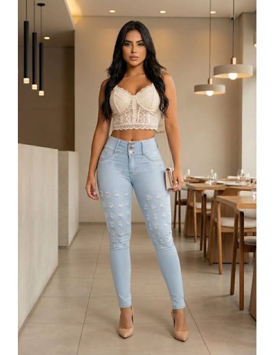 Pantalon con Faja Pitbull - PTF7234 2