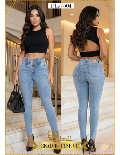 Pantalon Cintura Alta Pitbull PL7504