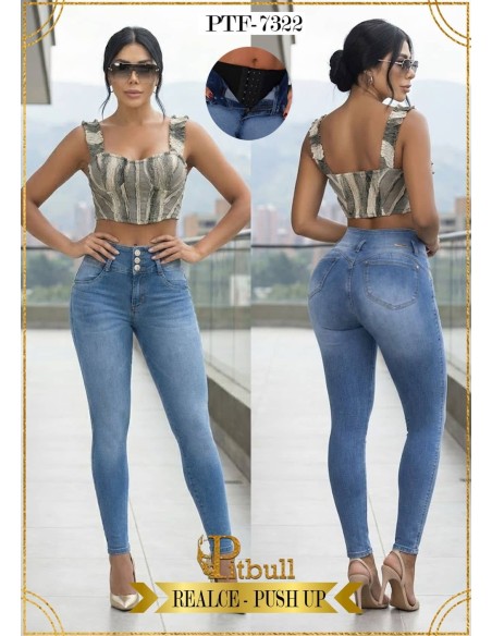 Pantalon con Faja en Cintura Pitbull - PTF7322