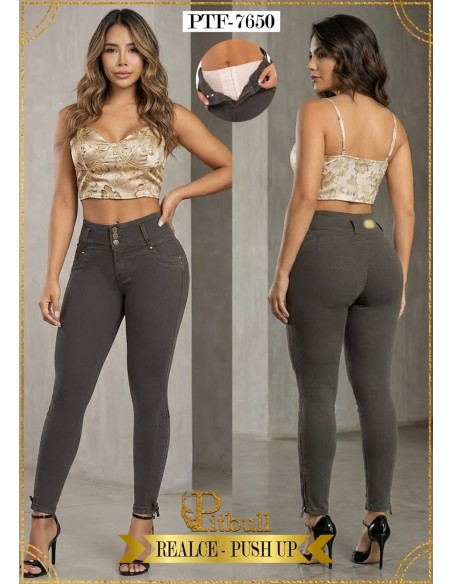 Pantalon con Faja en Cintura Pitbull - PTF7650