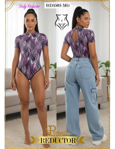 Body reductor colombiano Pitbull Ref. BD3503 | Elegancia que realza tu figura 2
