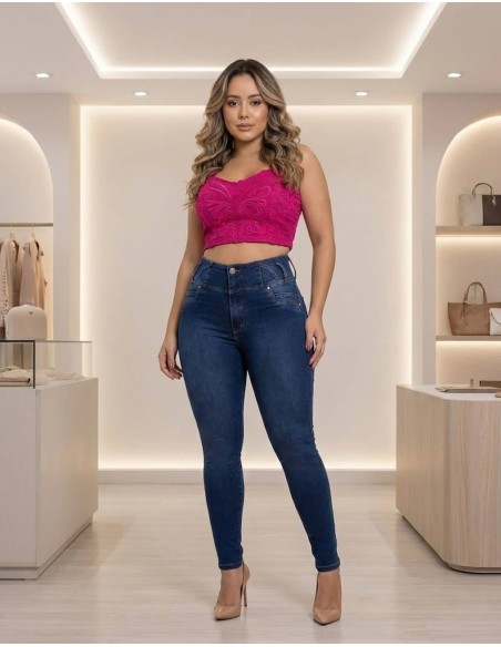 Pitbull Jeans Ref PTF7695 | Pantalón con Faja Interna para Moldeo y Realce Natural